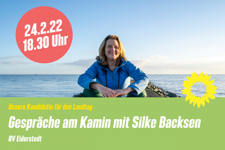 Abend im Kaminzimmer des Theatriums in Tetenbüll mit Silke Backsen am 24.2.