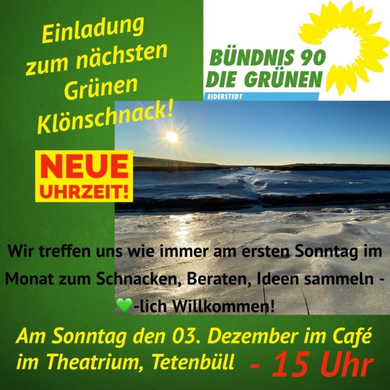 Adventsklönschnack am 3.12. – 15 Uhr
