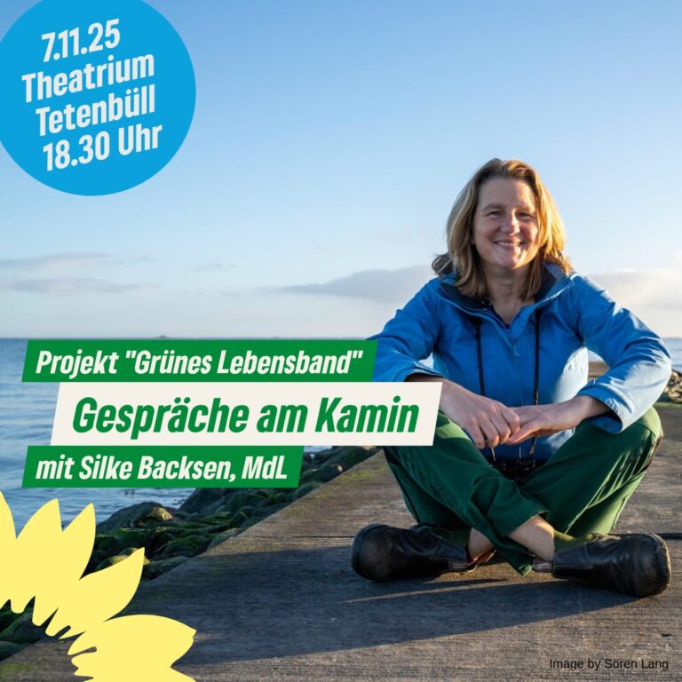 Gespräche am Kamin im Theatrium: am 7. November 2025 um 18:30 Uhr in Tetenbüll