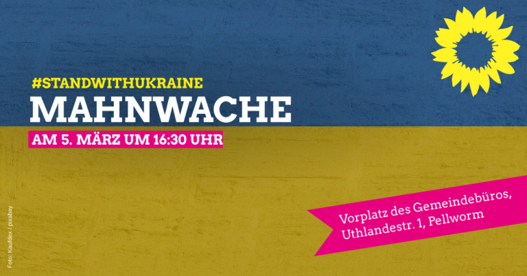 Mahnwache am 5. März um 16:30 Uhr auf Pellworm