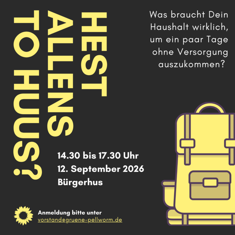 Katastrophe auf Pellworm – Hest allens to huus?