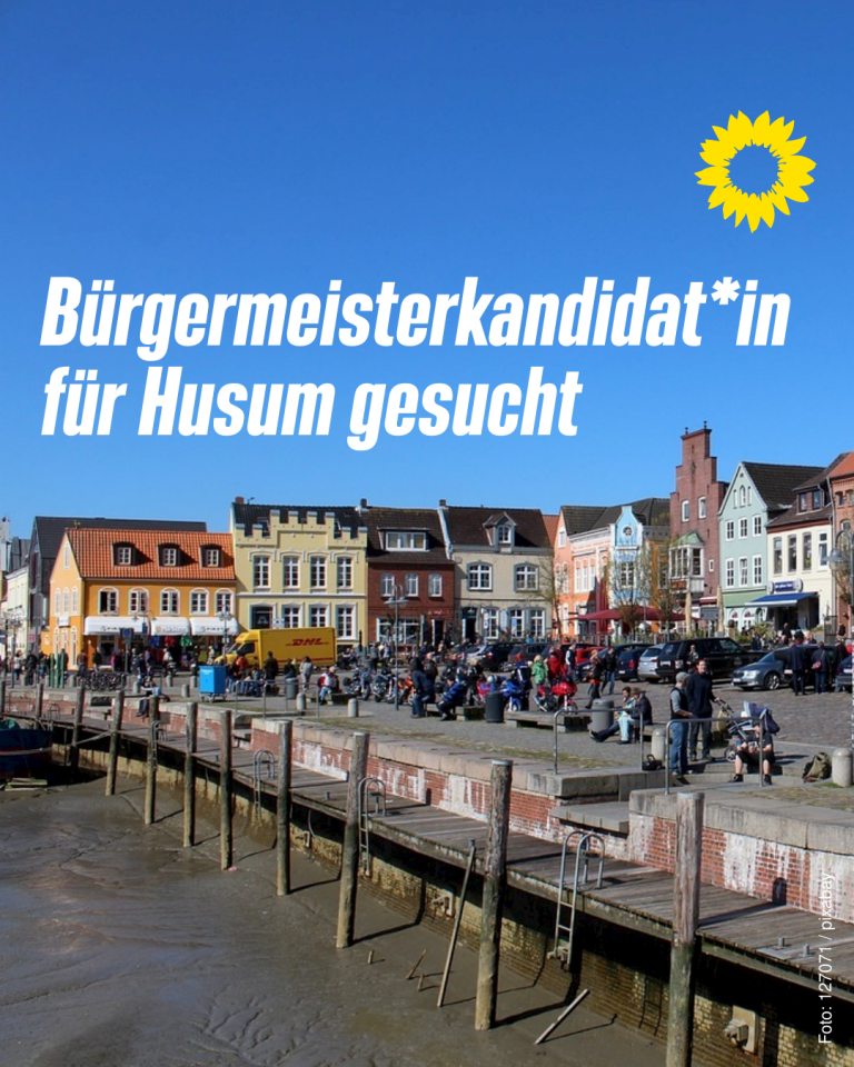 Wir suchen ein*e Kandidat*in (M/W/D) für die Wahl der/des hauptamtlichenBürgermeister*in für die Stadt Husum/Nordsee