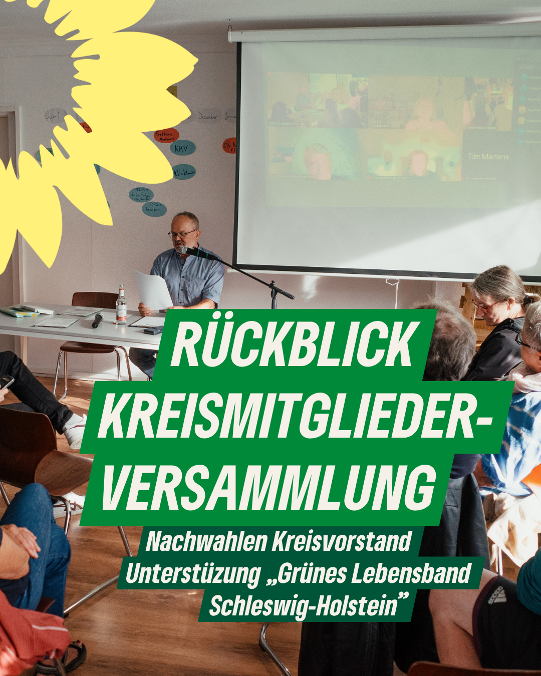 BÜNDNIS 90/DIE GRÜNEN | Kreisverband Nordfriesland von BÜNDNIS 90/DIE GRÜNEN wählt neue Vorstandsmitglieder und beschließt Unterstützung für „Grünes Lebensband Schleswig-Holstein“