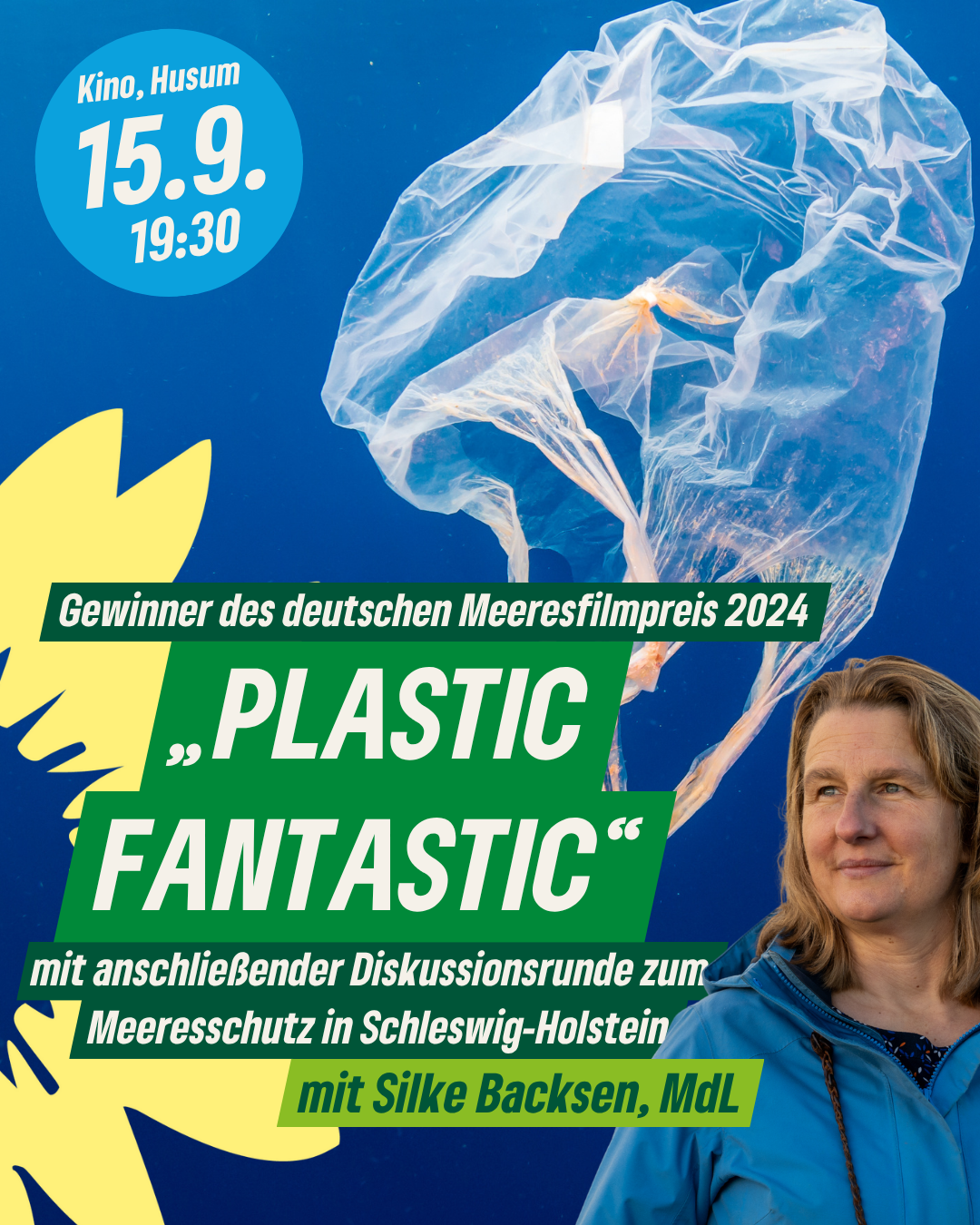 BÜNDNIS 90/DIE GRÜNEN | Filmabend „Plastic Fantastic“ mit Silke Backsen: Gemeinsam für den Schutz unserer Meere