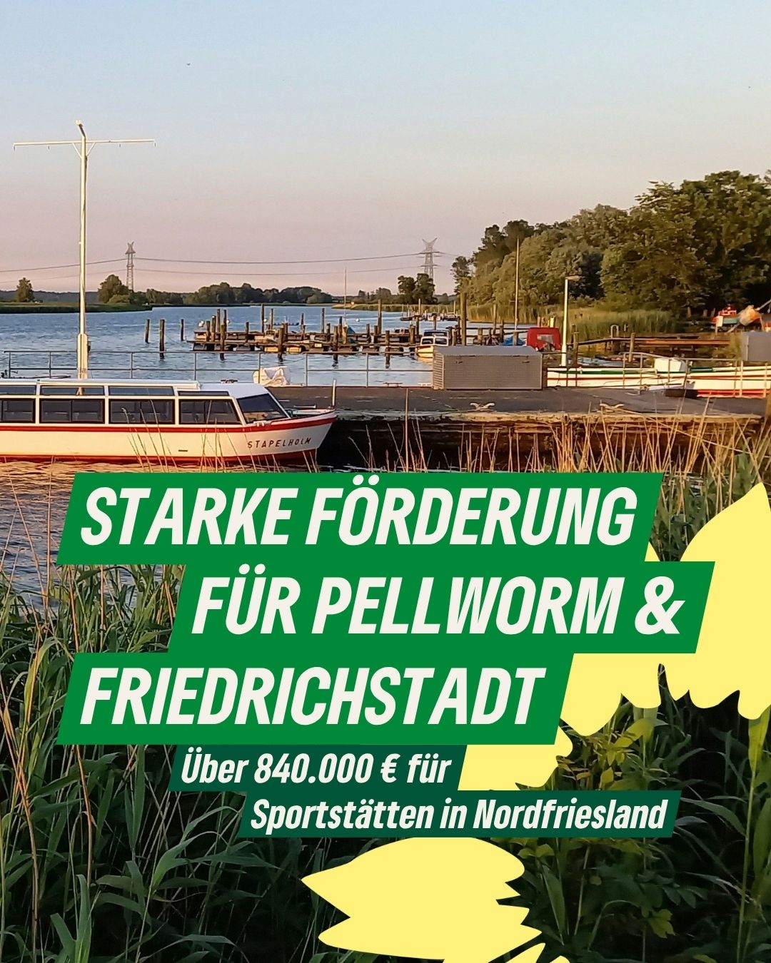 BÜNDNIS 90/DIE GRÜNEN | Starke Förderung für Pellworm & Friedrichstadt
